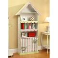 Teamson Design Girls Bookcase with Cabinet - Crackled Rose Room Collection W-6927A